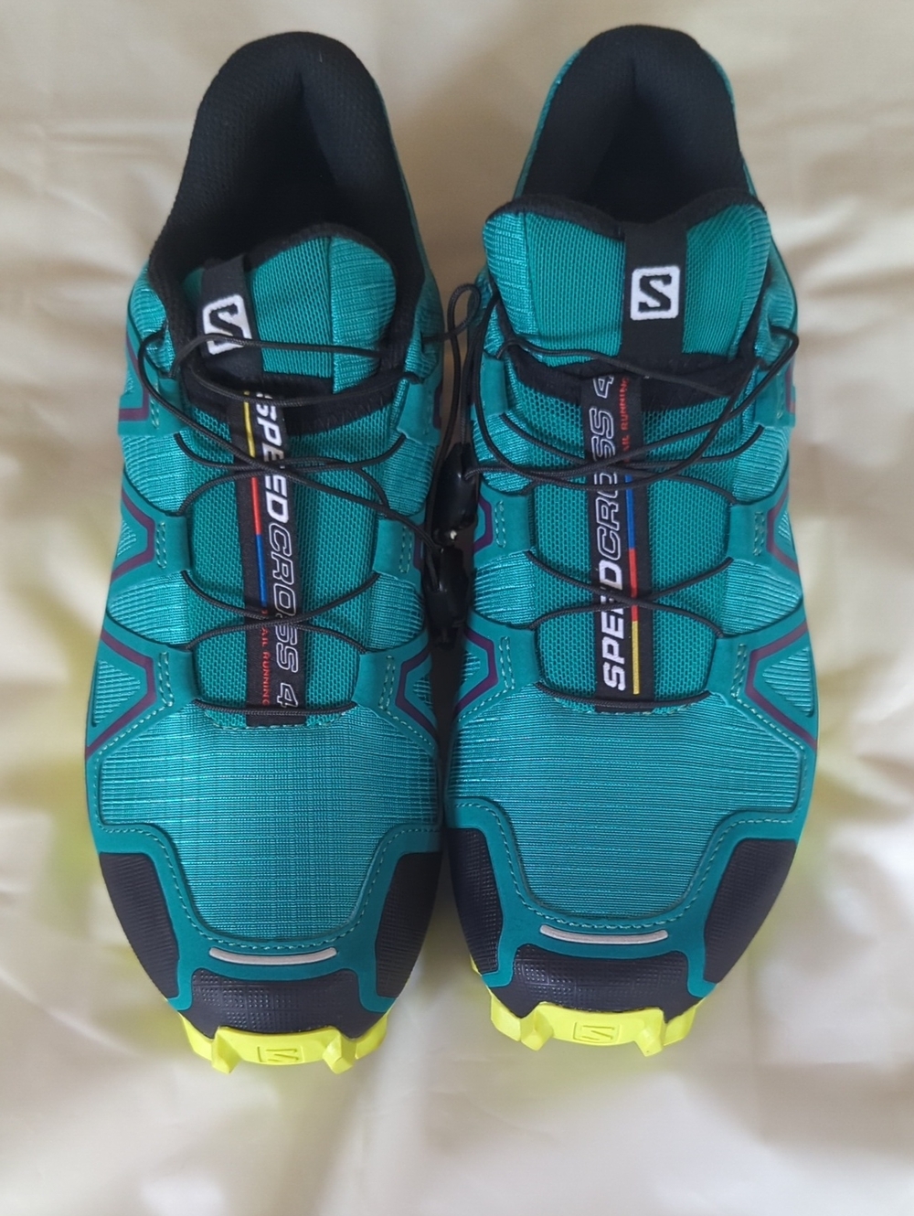 Salomon Speedcross 4 Women’s Size 8 – Teal/Lime Trail Running Shoes